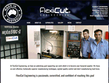 Tablet Screenshot of flexicut.com.au